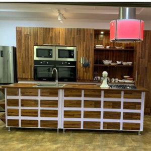 KITCHENCRAFT Appliances including 10 functions built in oven and microwave with illuminated knobs